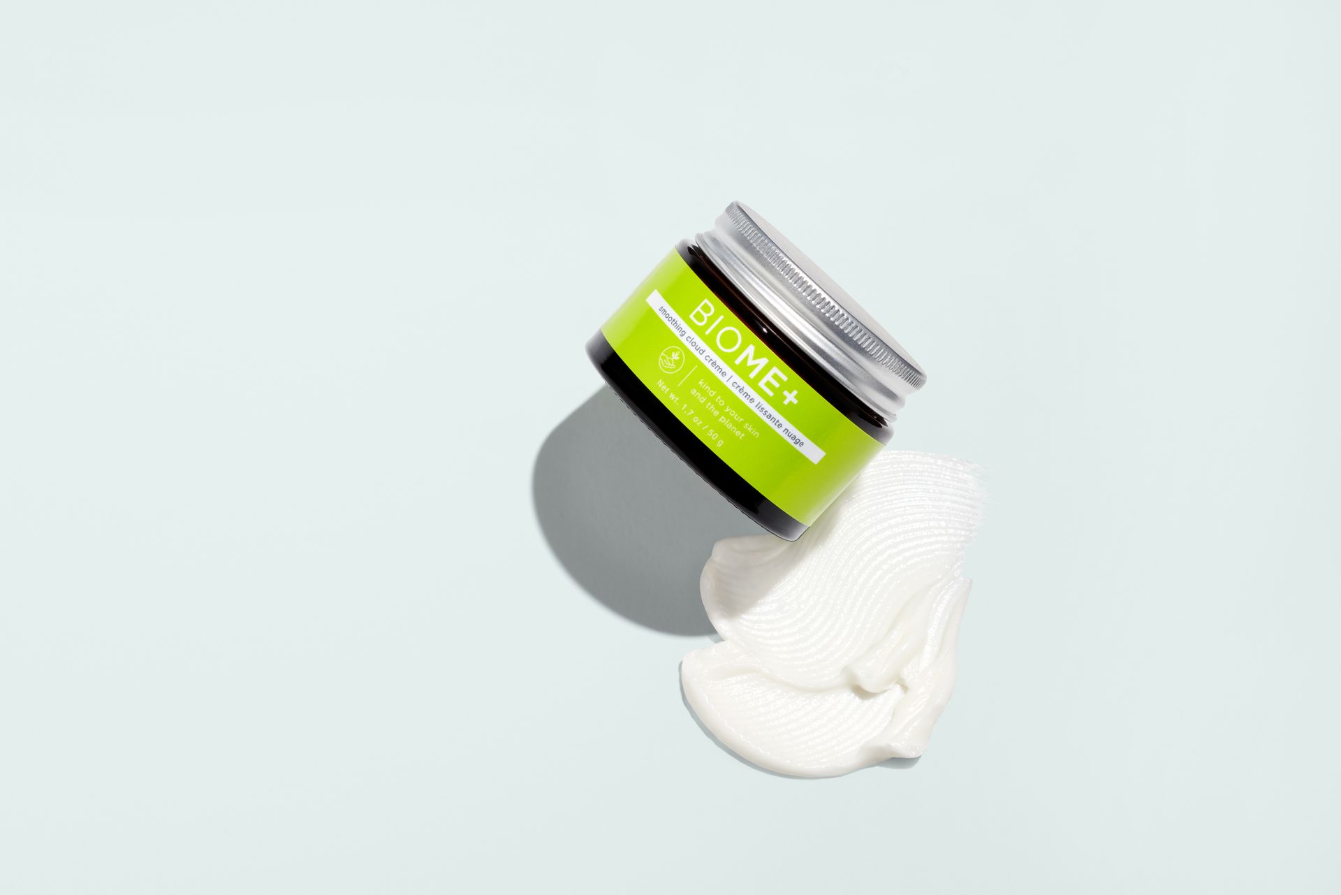 Water droplets on a light background.