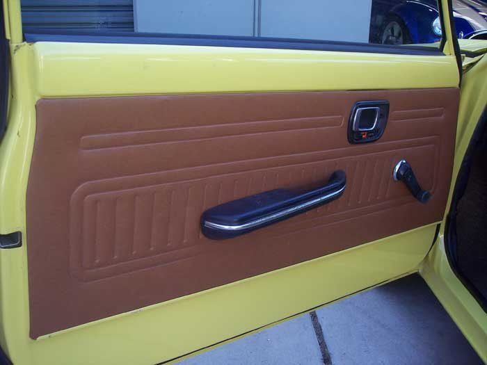 leather door panel