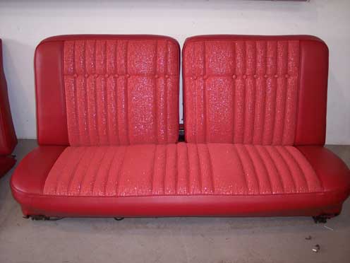 long red car seat