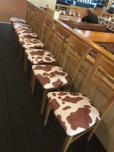 cow hide chairs