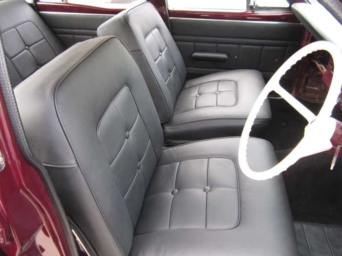 driver side leather seat