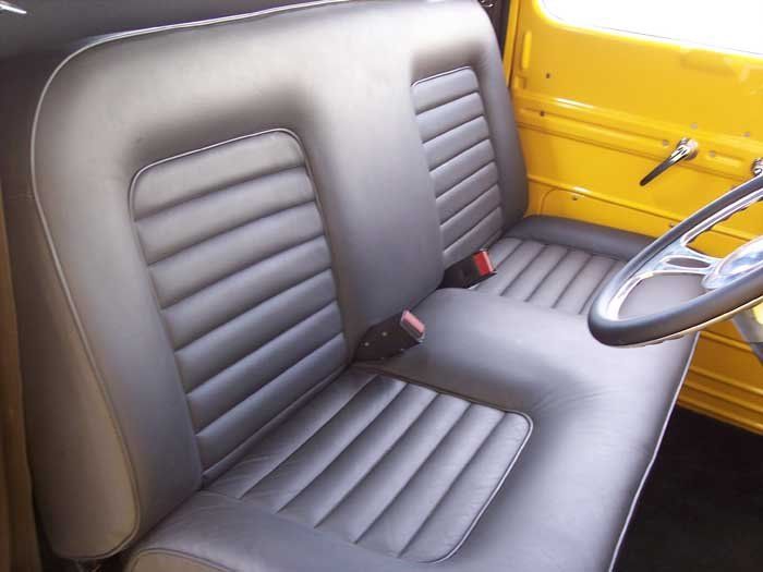 gray seat upholstery