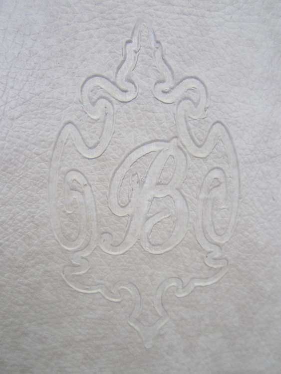 white leather pattern