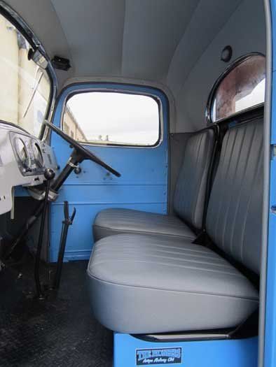 vintage truck interior