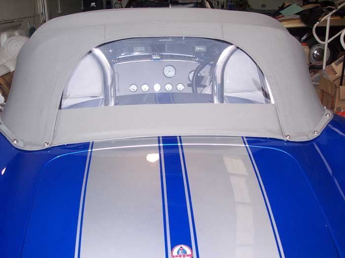 gray soft top shelby racing stripes NSW