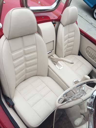 red shelby cockpit