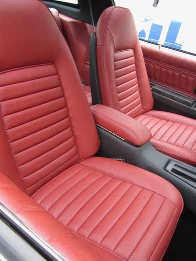 new red leather seats