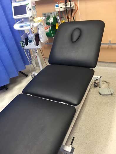 healthcare bed upholstery