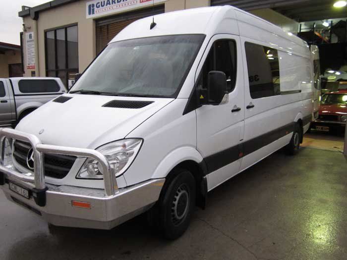 large white van