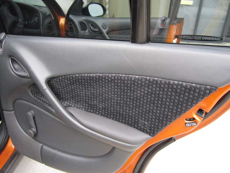 cloth material inside car door