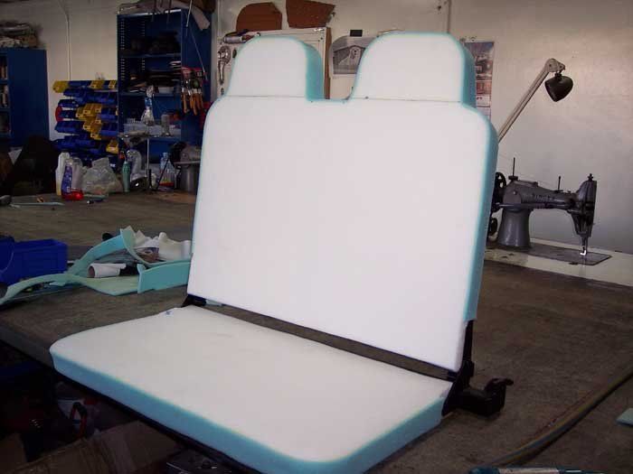 white seat cushion