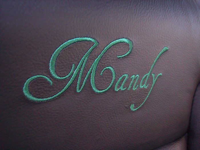 custom car embroidery