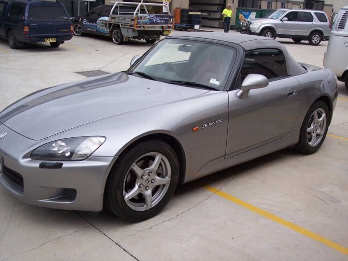 silver coupe soft top