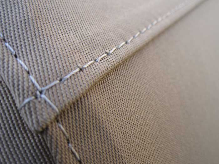 high quality upholstery stitching
