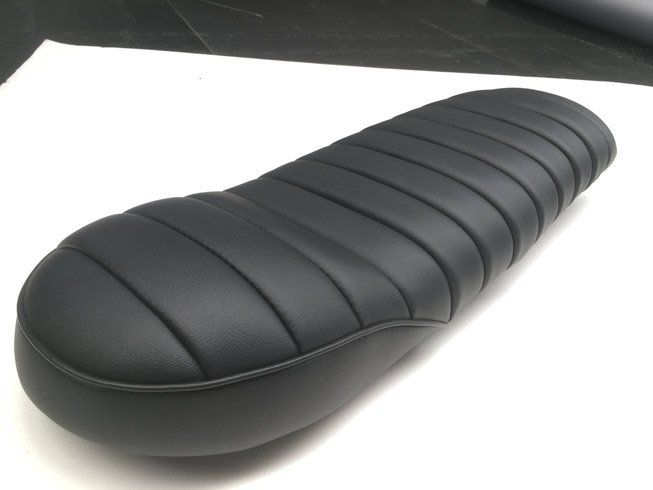 black leather seat