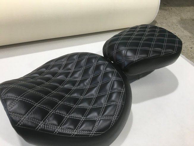 2 part leather seat
