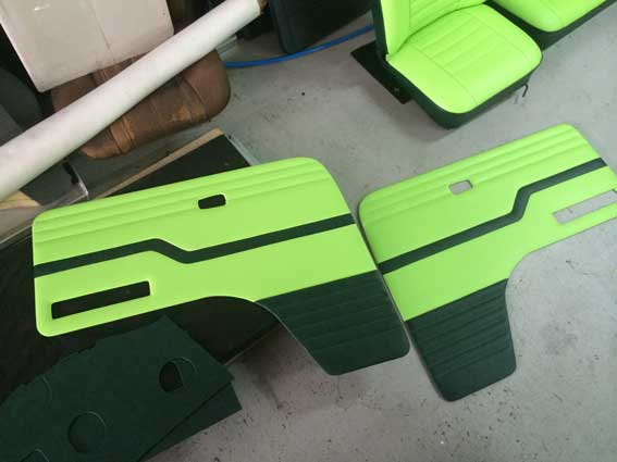 lime green car seat parts