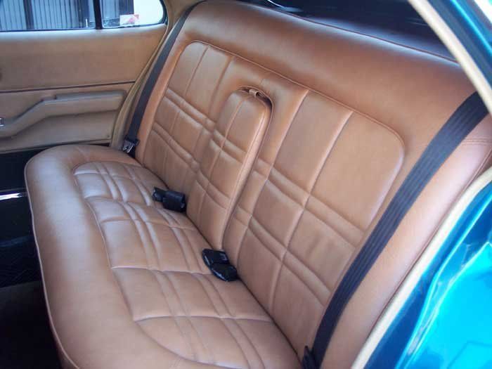 brown interior of a car