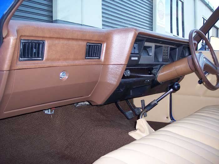 a brown dashboard