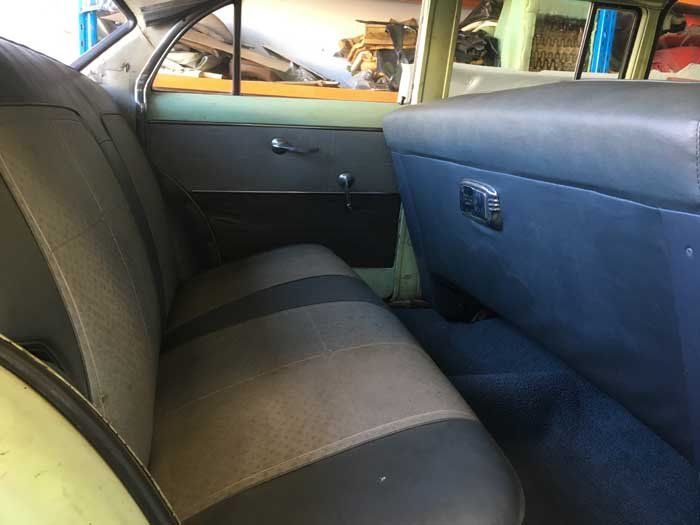 seats and a car door