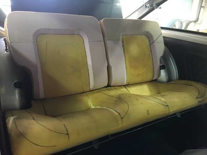 two back seats without a cover