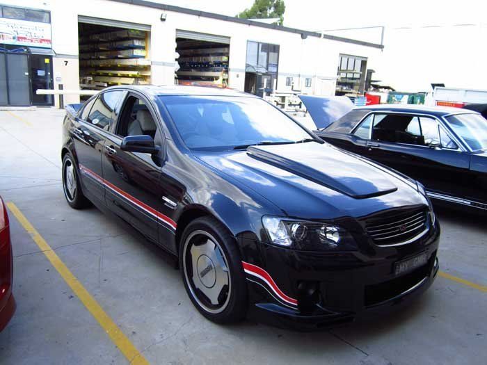 a shiny black car