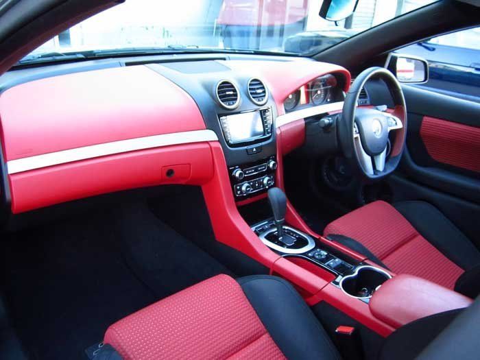 red dashboard and console