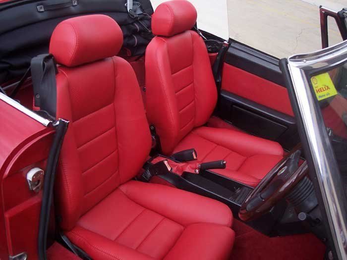 red seat european car