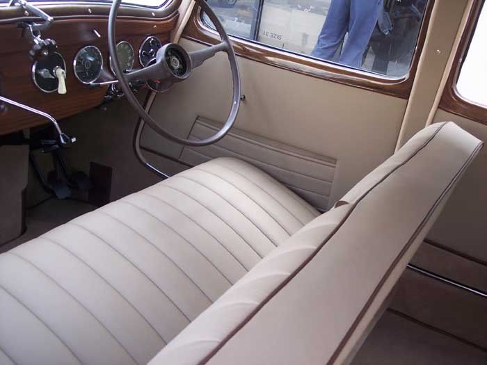 premium european beige seat trim
