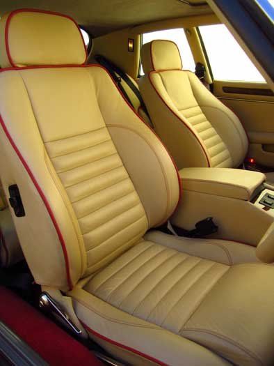 classic jaguar beige seats