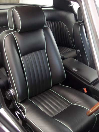 ribbed front seat upholstery