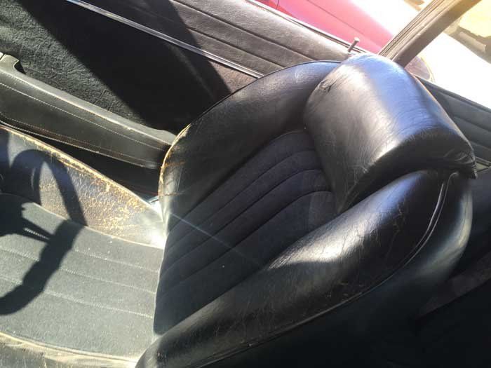 worn seat upholstery nsw