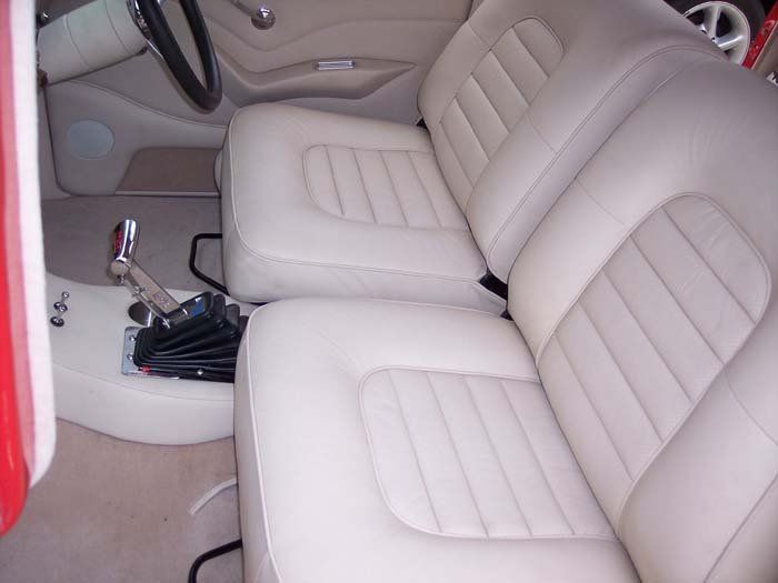 luxury white car seats