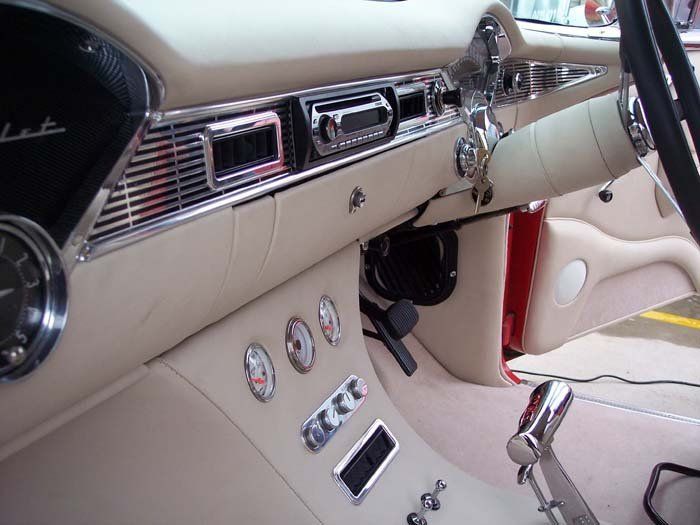 front dashboard area of chevy car