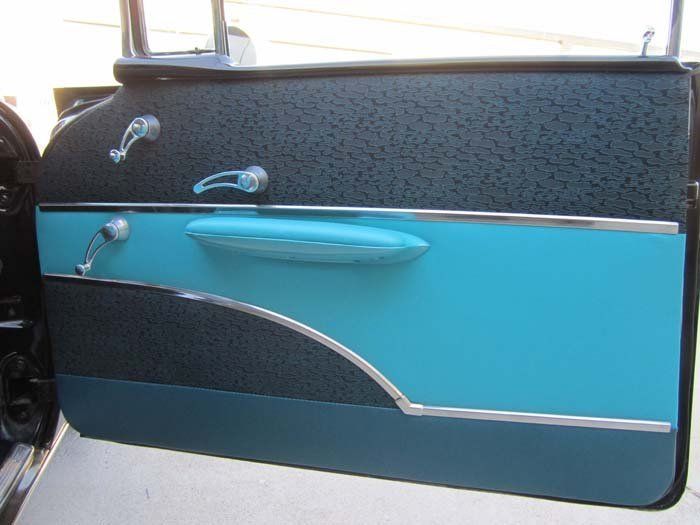 blue interior car material