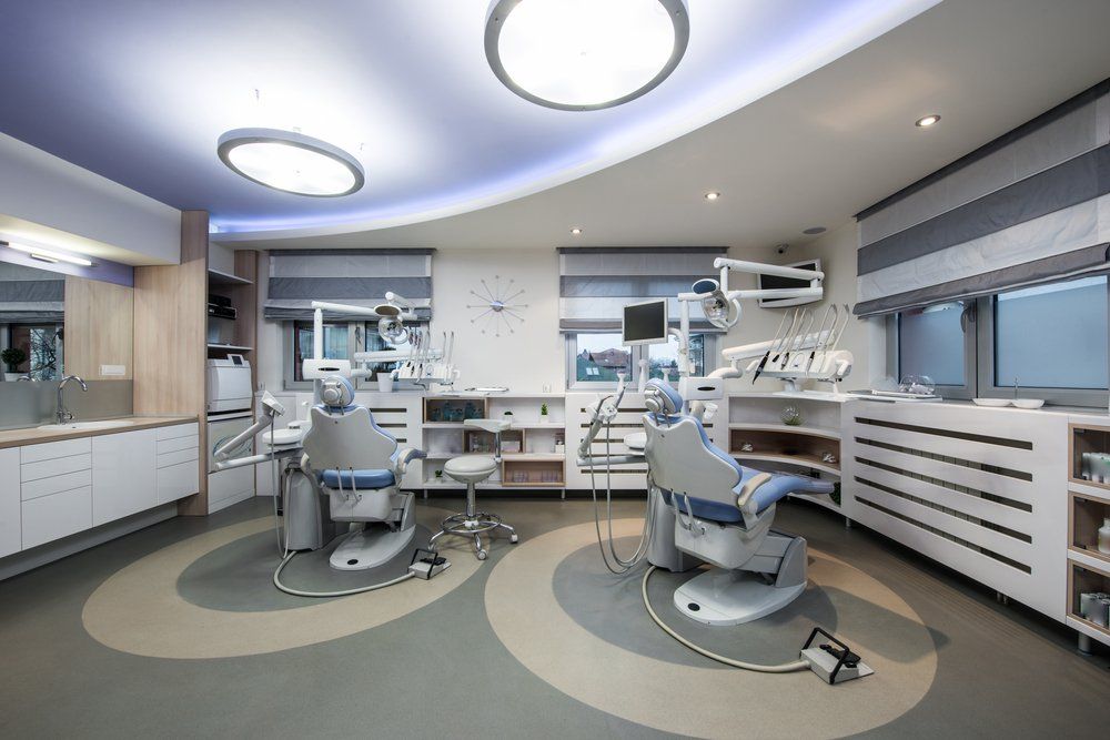 interior of modern dentist office