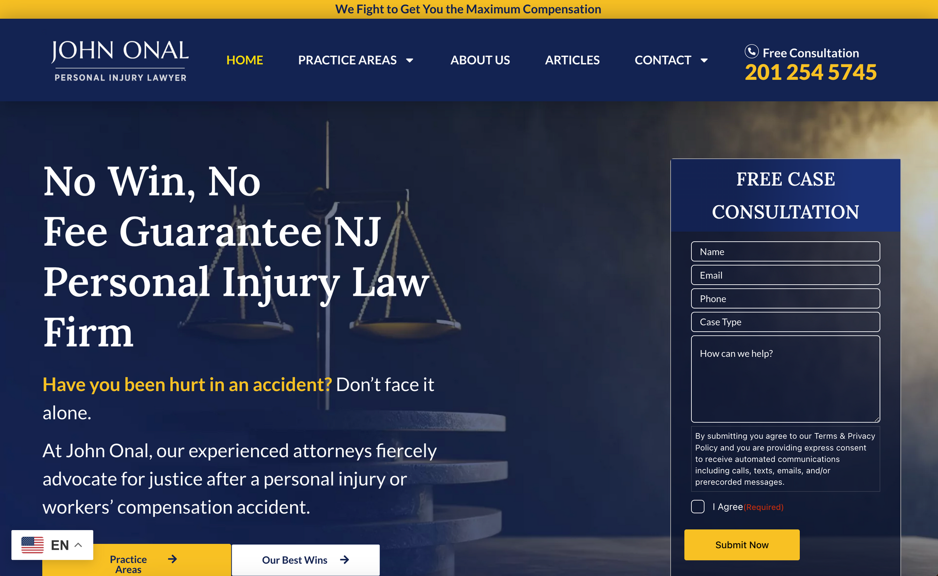 John Onal Personal Injury lawyer