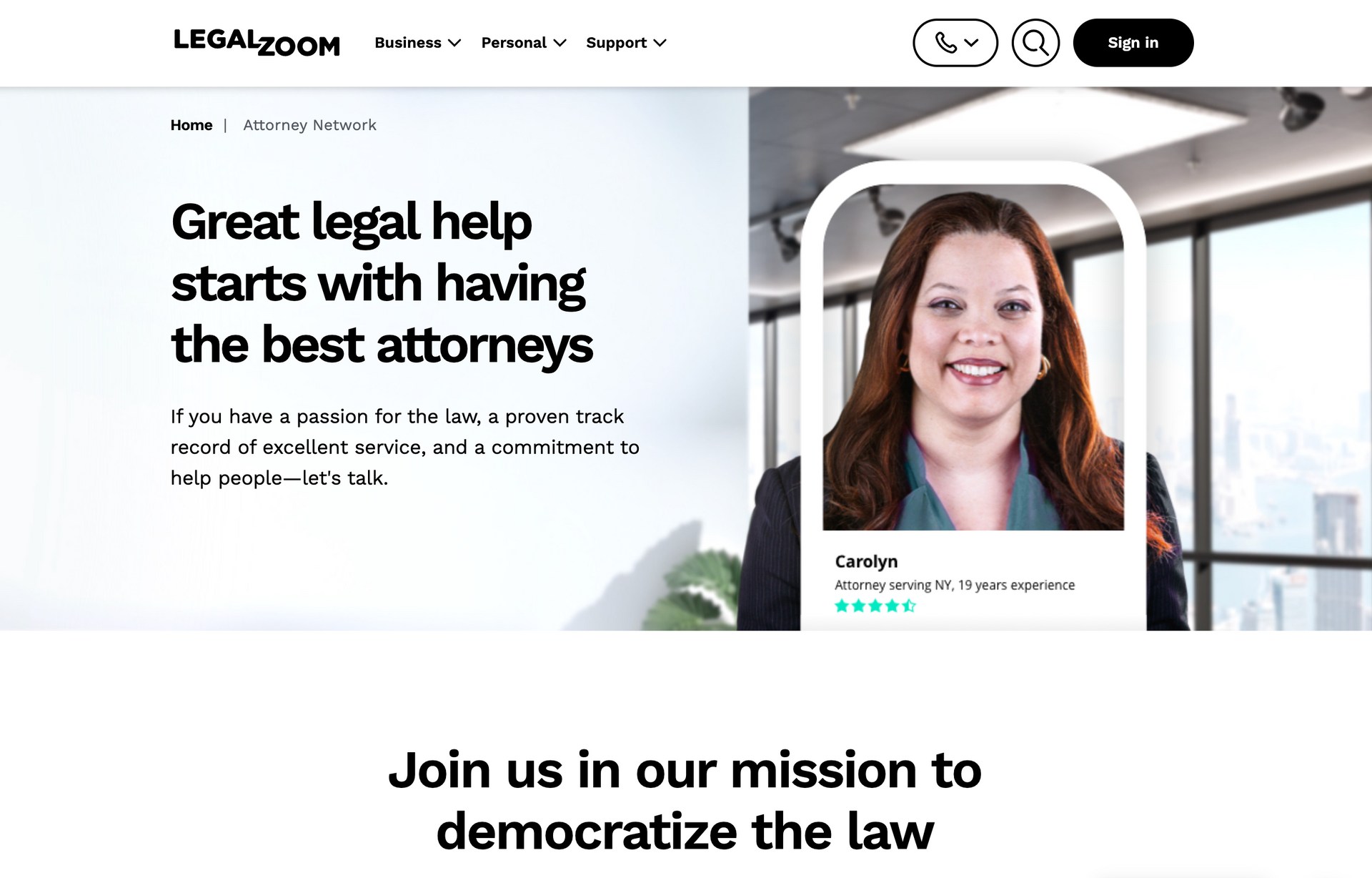 LegalZoom https://www.legalzoom.com/join-attorney-network.html