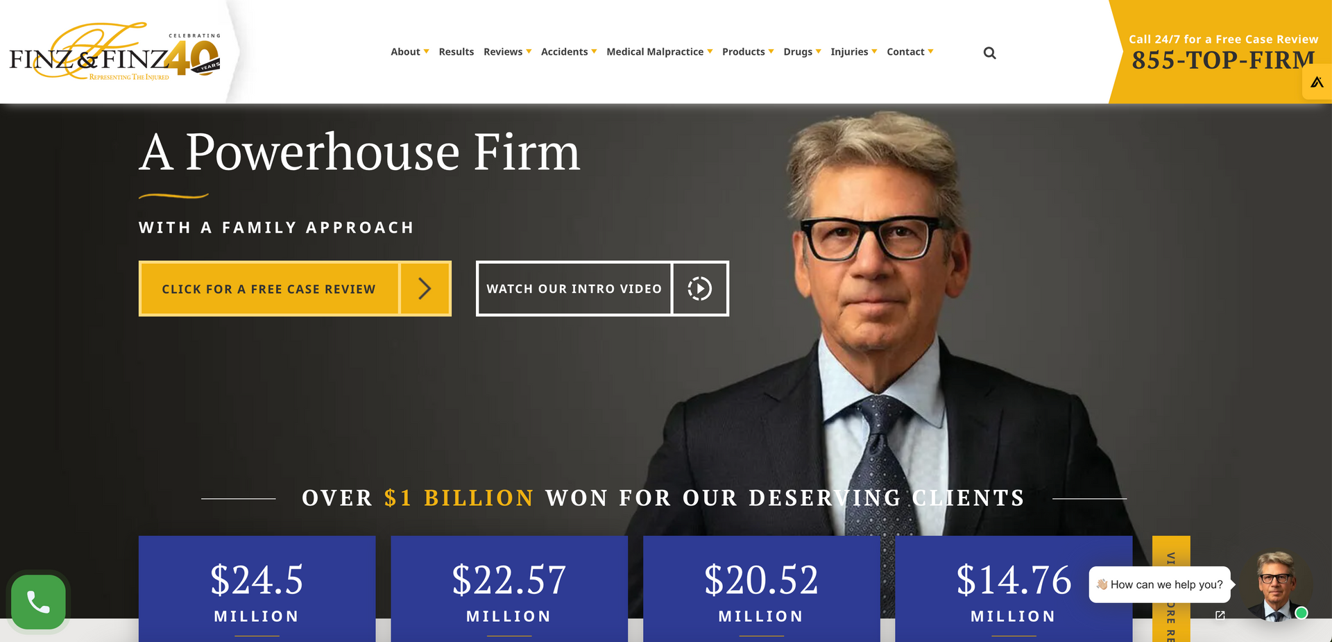 PI Law firm website design