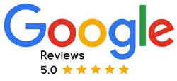 Rizzo's holiday lighting. Five-star Google reviews.