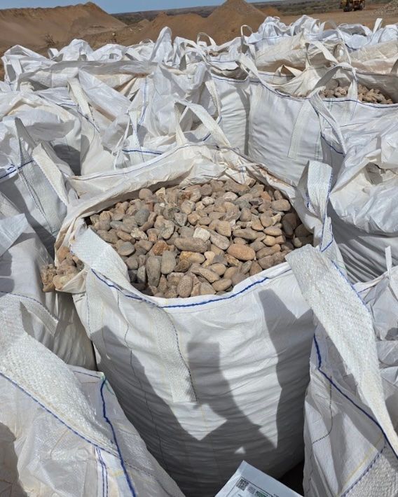 Open Super Sack Rainbow River Rock 