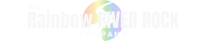 A logo for the colorado river company with a mountain in the background