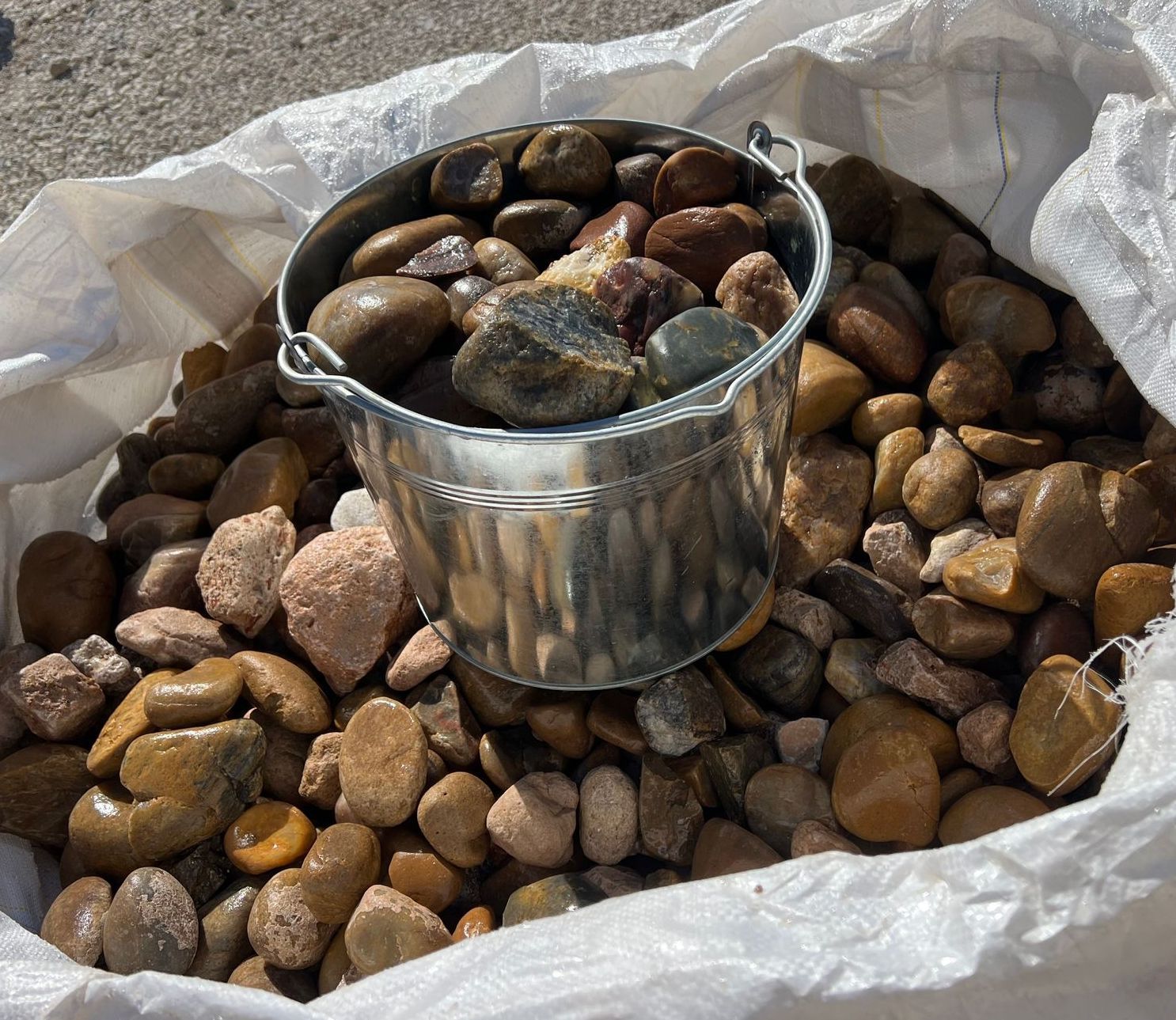 Rainbow River in Bucket and Sack 