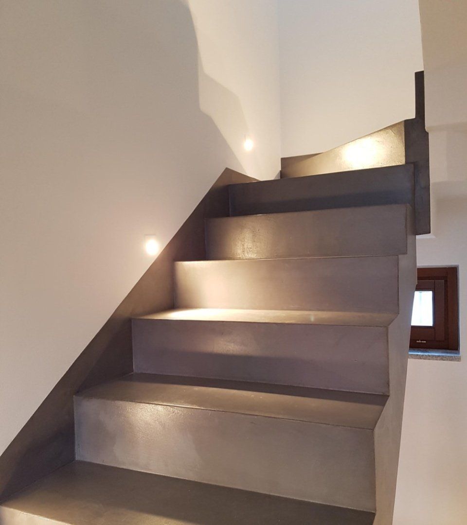resin stairs and floors