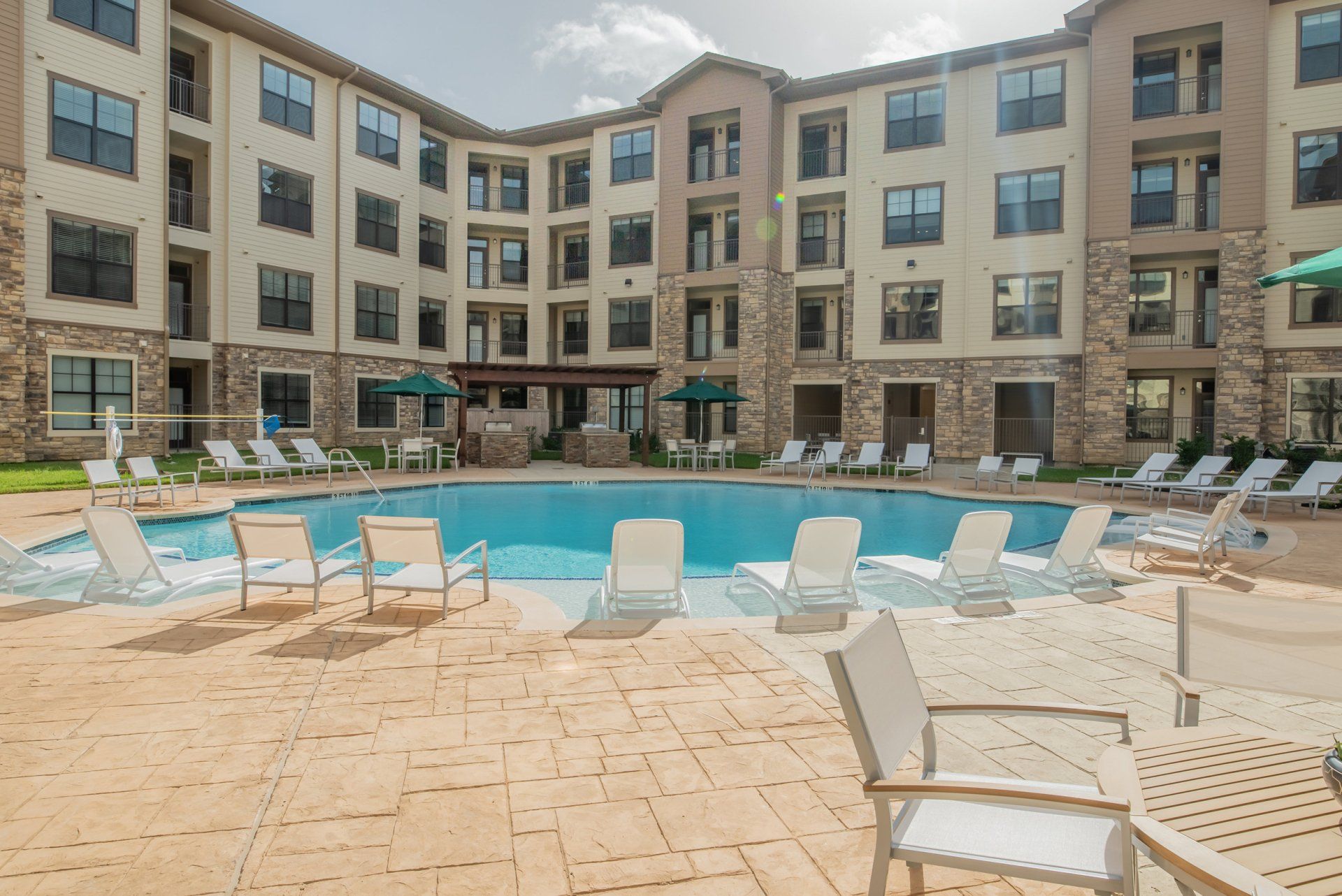 Haven at Liberty Hills | Poolside with Chairs