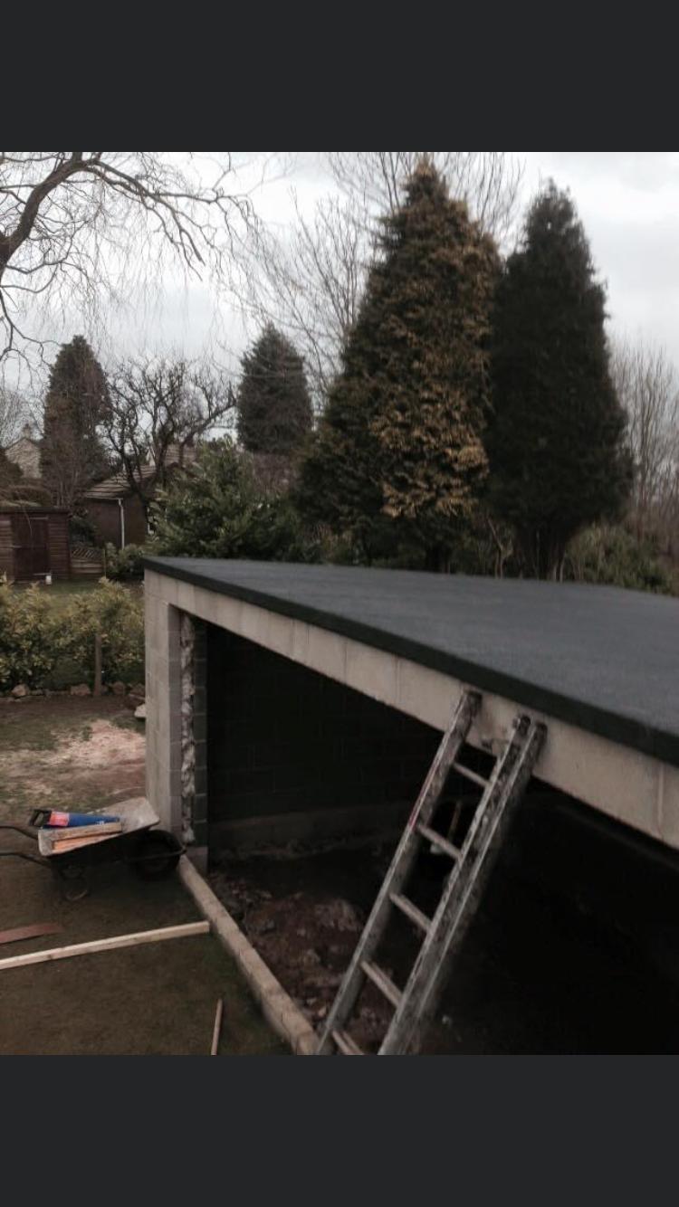 flat roof installation