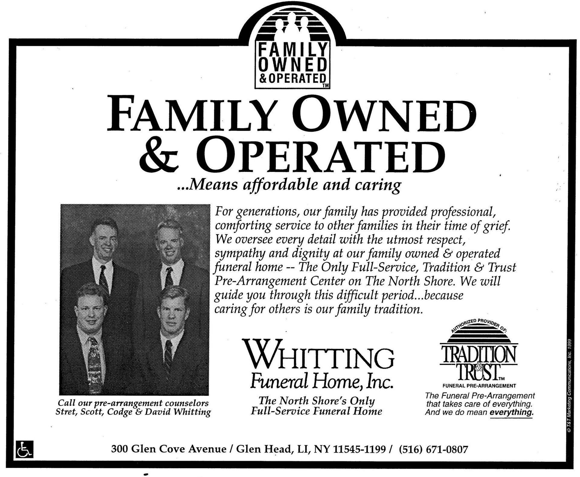 Whitting Funeral Home History. Strettle