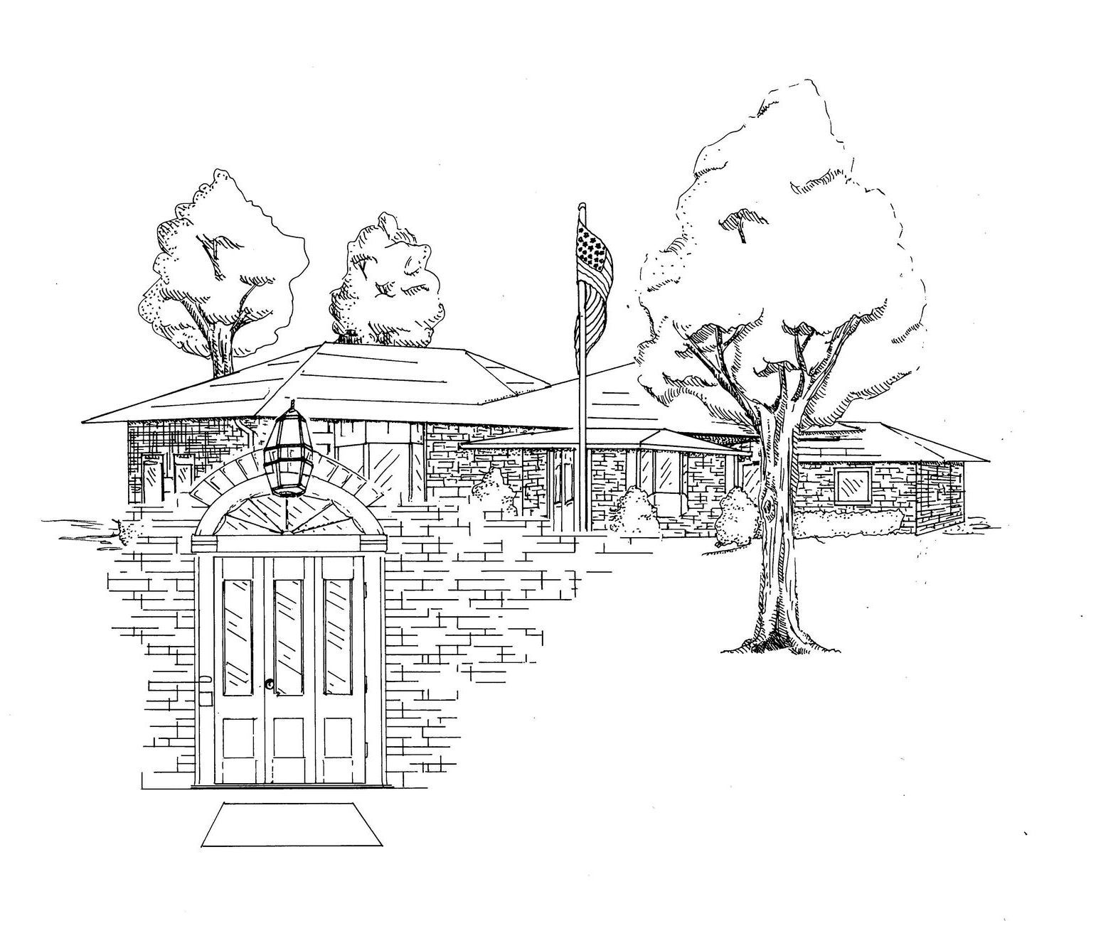 Whitting Funeral Home History. Whitting Funeral Home Artwork.