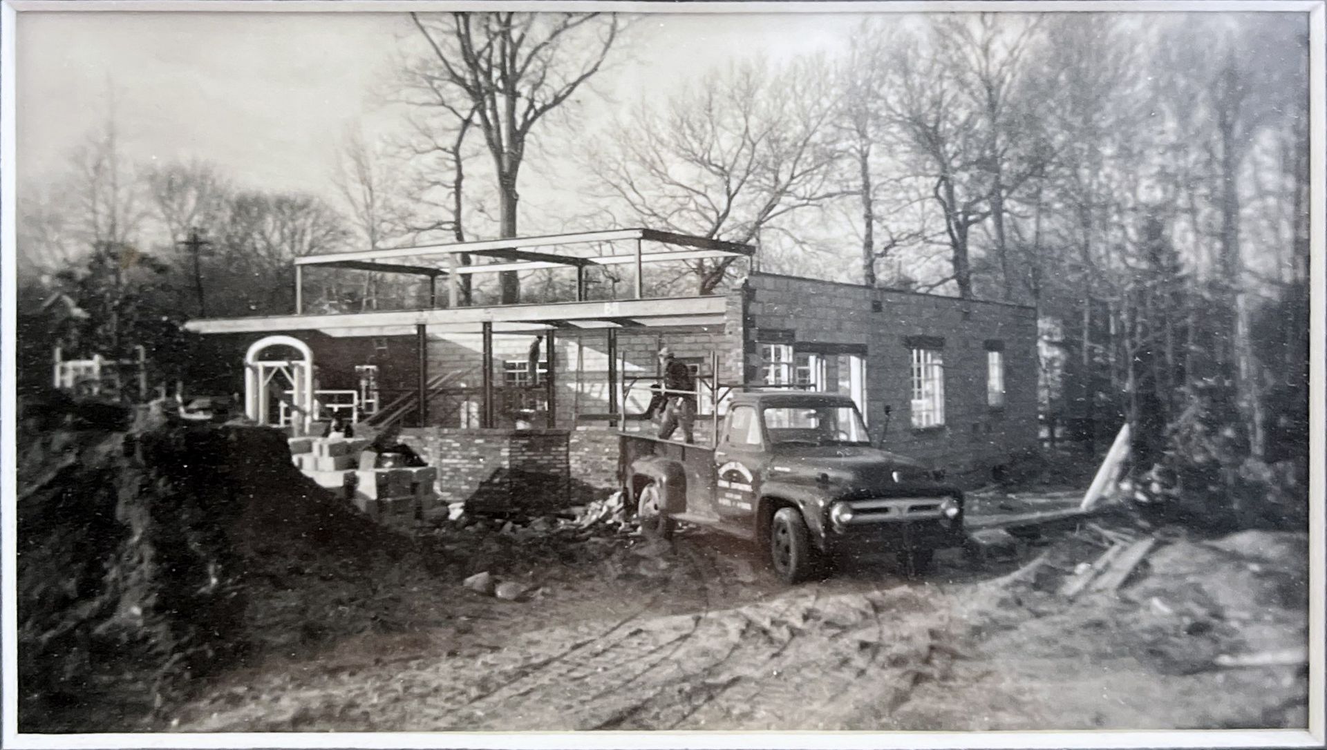 Whitting Funeral Home History. Whitting Funeral Home being built in the late 1950s in Glen Head, Long Island NY.