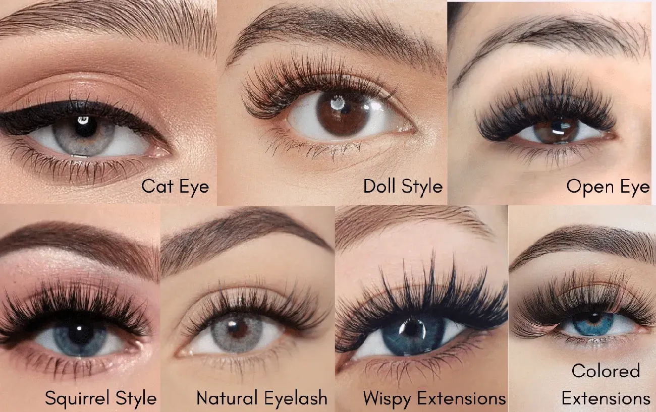 Types of Natural Eyelash Extensions